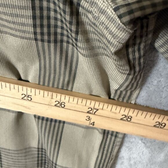 NWT Carhartt Force Ridgefield 2XLT Tall Shirt Beige Buttons Pockets Plaid - Picture 5 of 12
